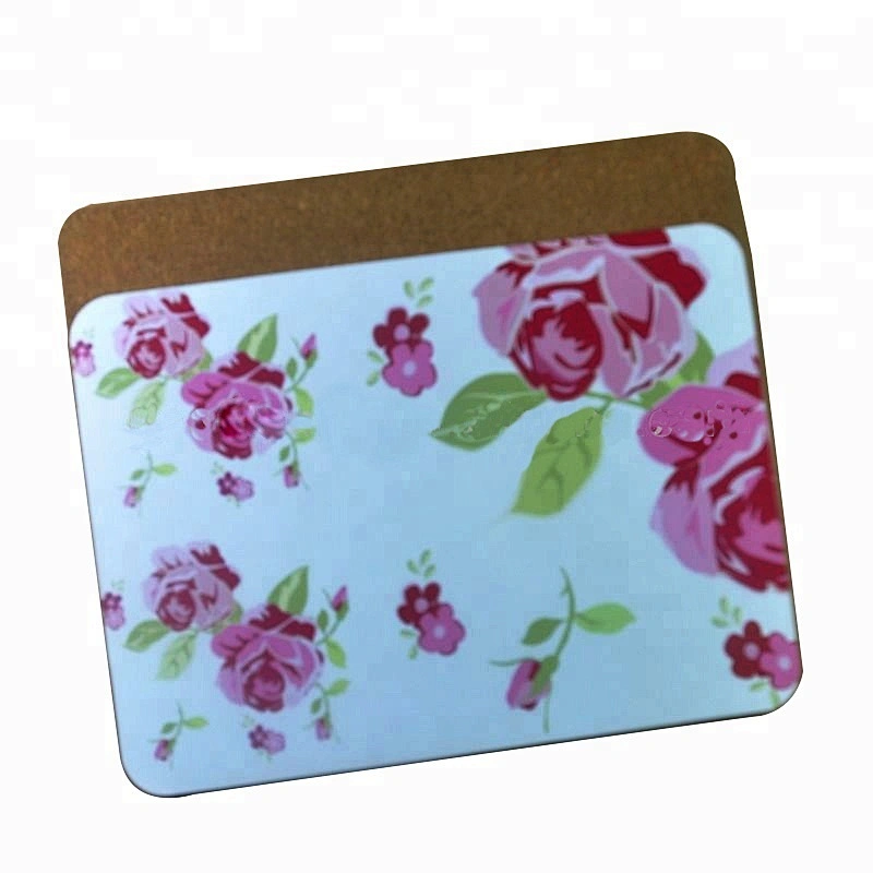 Souvenir gifts mdf cork mat / cork mat / heat protection table mat
