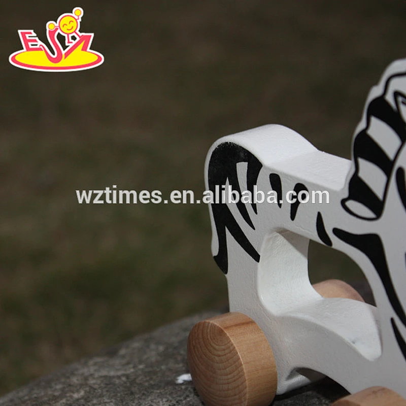 2018 wholesale baby wooden moving animal toy funny kids wooden moving animal toy wooden moving animal toy W05B141
