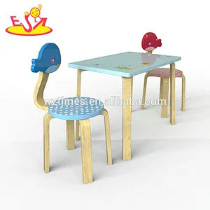 2018 New Original Design kids drawing table for dinning W08G244