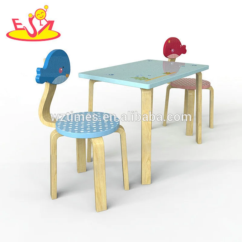 2018 New Original Design kids drawing table for dinning W08G244