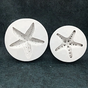 Starfish Fondant Silicone Mold for Cake Decoration DIY Soap Molds starfish Aroma Stone Mould