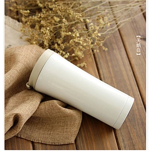 Wholesale Customized Logo Couple Coffee Cup Double Wall Vacuum Flask Stainless Steel Car Insulation Cup
