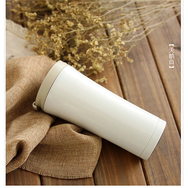 Wholesale Customized Logo Couple Coffee Cup Double Wall Vacuum Flask Stainless Steel Car Insulation Cup