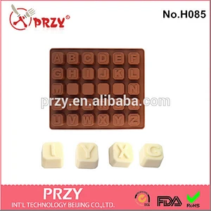 silicone letter shape silicone molds for chocolate