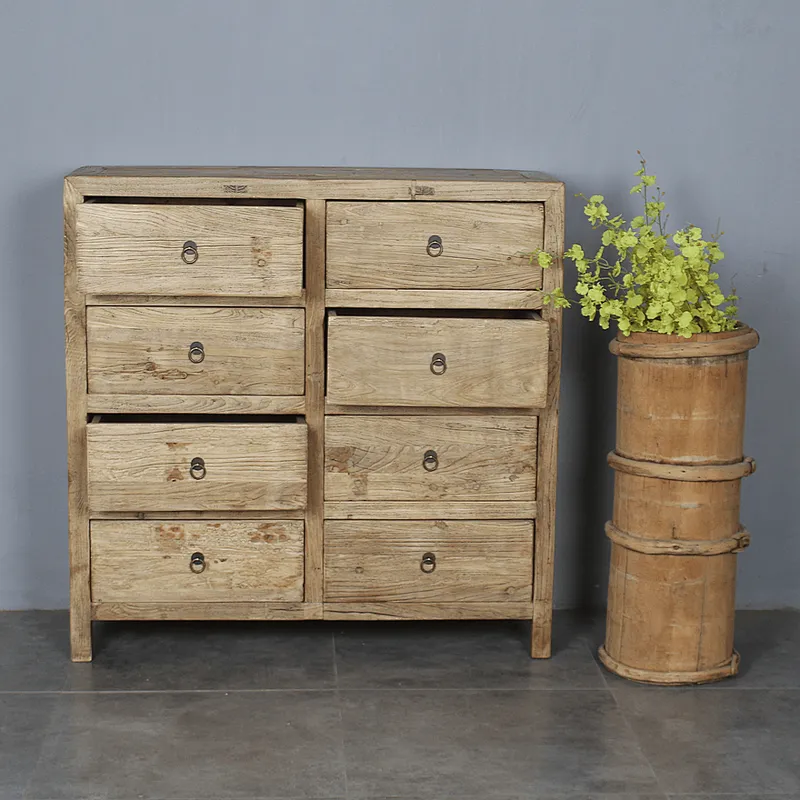 reclaimed elm chinese antique style living room sideboard
