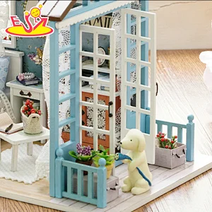 Handmade diy wooden dollhouse lighting kit for kids W06A343
