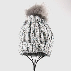 Red Colorful Customized Factory Price Funny Knit Winter Hat Pom Pom Hats
