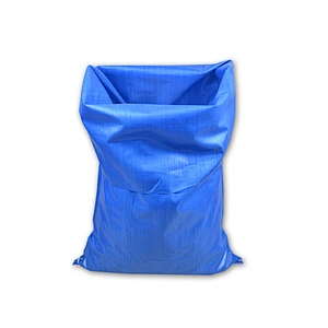50kg colored plastic woven bag for cement sand rice fertilizer packaging
