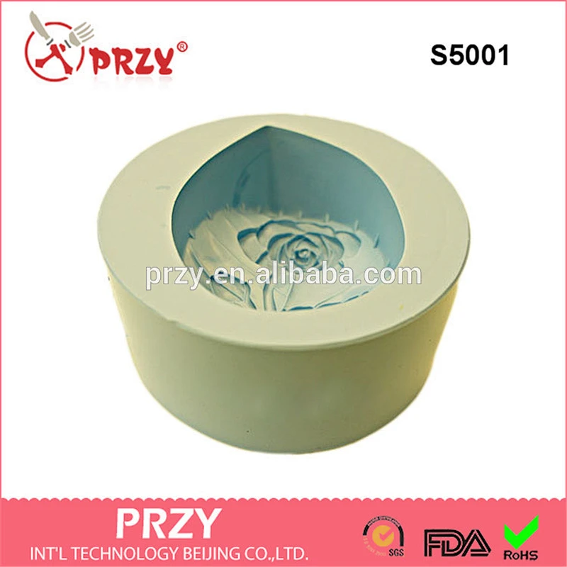 3d rose flower silicone soap molds silicone mold for soap DIY soap mold -S5001