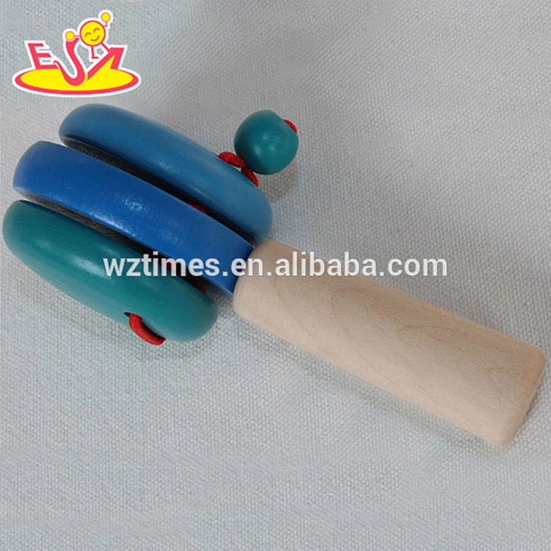 High quality wooden interesting musical wooden hand castanets W08K021A