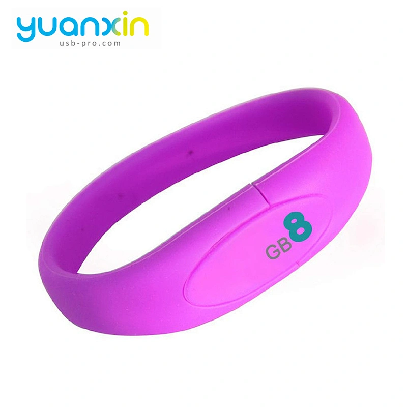 New Design multiple Colour Silicone Bracelet USB Flash Drive