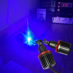 H8 E92 40W LED Marker Angel Eyes Blue Headlight