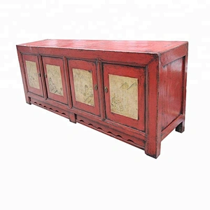oriental storage painted furniture for stores use