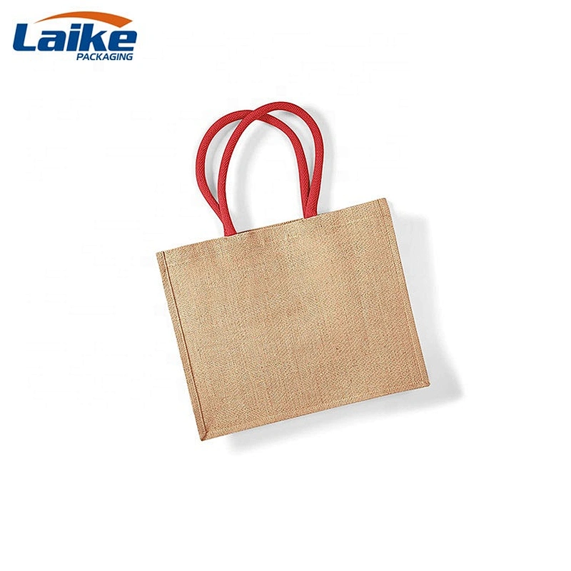 Wholesale Jute sack   Custom OEM  printing waterproof and reusable shopping beach tote  bag