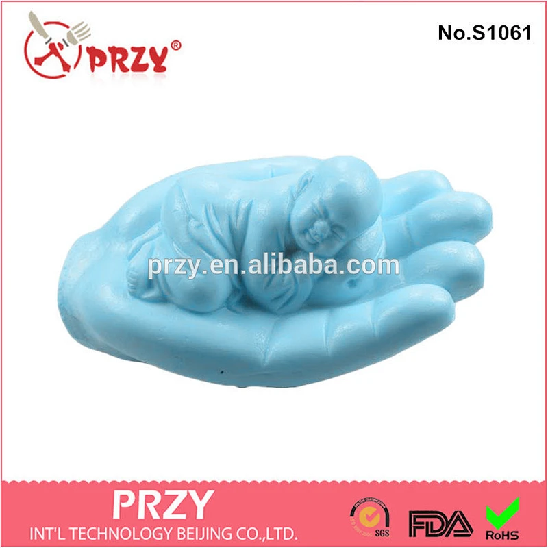 Silicone Sleeping Buddha 3D mold soap mold