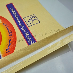 Plastic washing powder sack pp woven sack roll detergent packaging bag 25kg