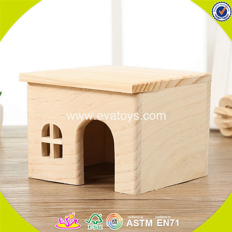 2018 New design wooden pet house lovely wooden pet house cute wooden pet house W06F019