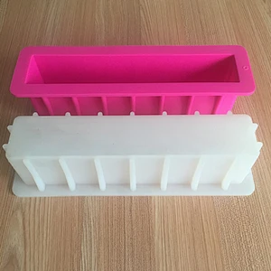 Silicone toast rectangle soap mold bathroom bar loaf Soap silicone molds