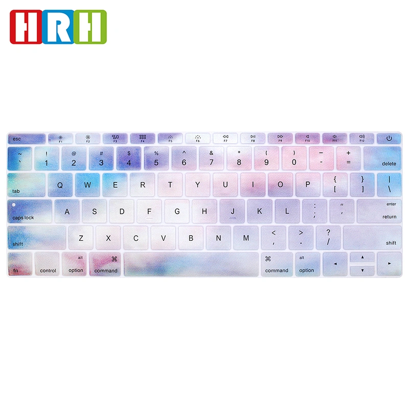 creative design laptop keyboard silicon protector keyboard protector for macbook pro 13 with no touch bar a1706 us keyboard