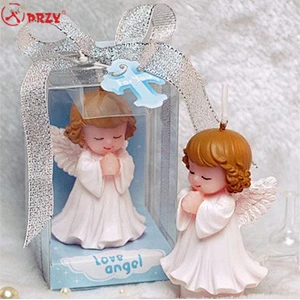 3D Boy Girl Angel Silicone Candle Mold Fondant Cake Decorating Mould Baby Silicone Soap Molds