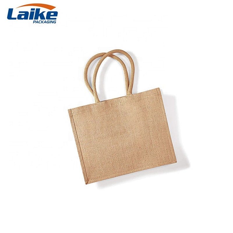 Wholesale Jute sack   Custom OEM  printing waterproof and reusable shopping beach tote  bag