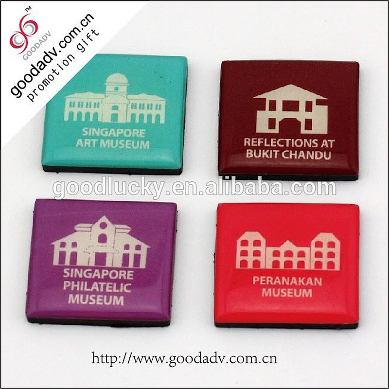 Hot sale business gifts set for friends fridge magnet polyresin souvenir