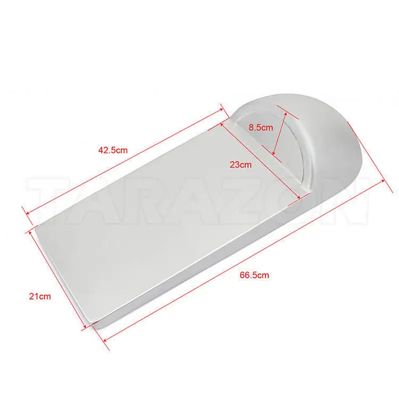 Motorcycle aluminum cafe racer seat with hump