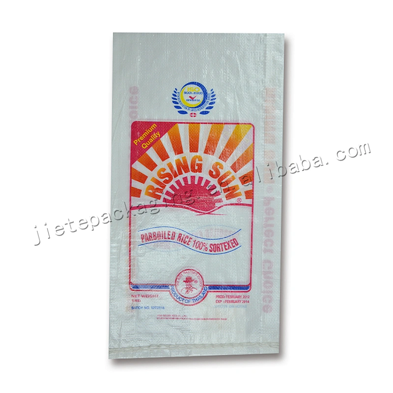 High quality wholesale customized reusable pp woven rice packaging bag