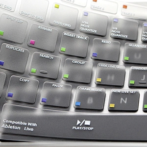 tpu keyboard cover Ableton Live Shortcuts Keyboard Skin  For Macbook Pro Keyboard Cover for macbook pro 13 cover
