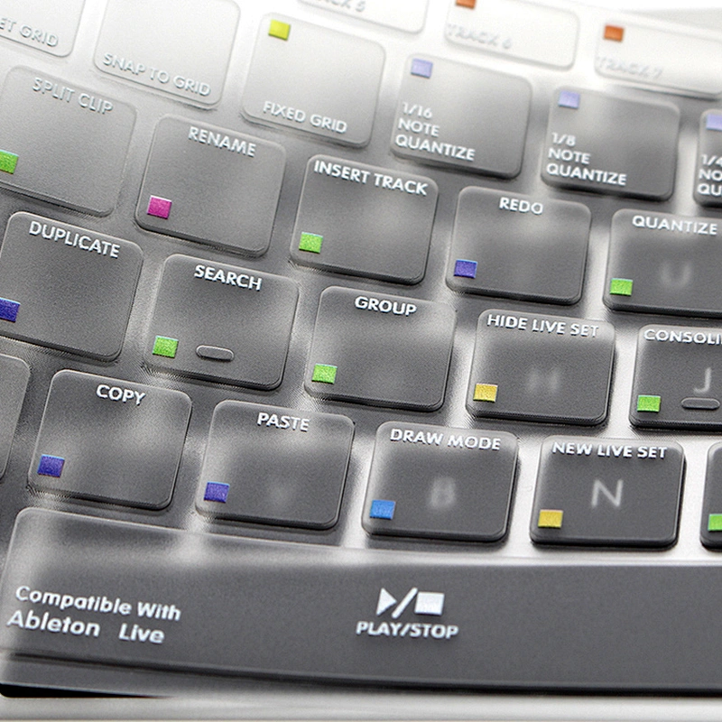 tpu keyboard cover Ableton Live Shortcuts Keyboard Skin  For Macbook Pro Keyboard Cover for macbook pro 13 cover