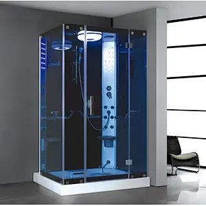 Acrylic shower stram room luxury tempered glass steam room for sale