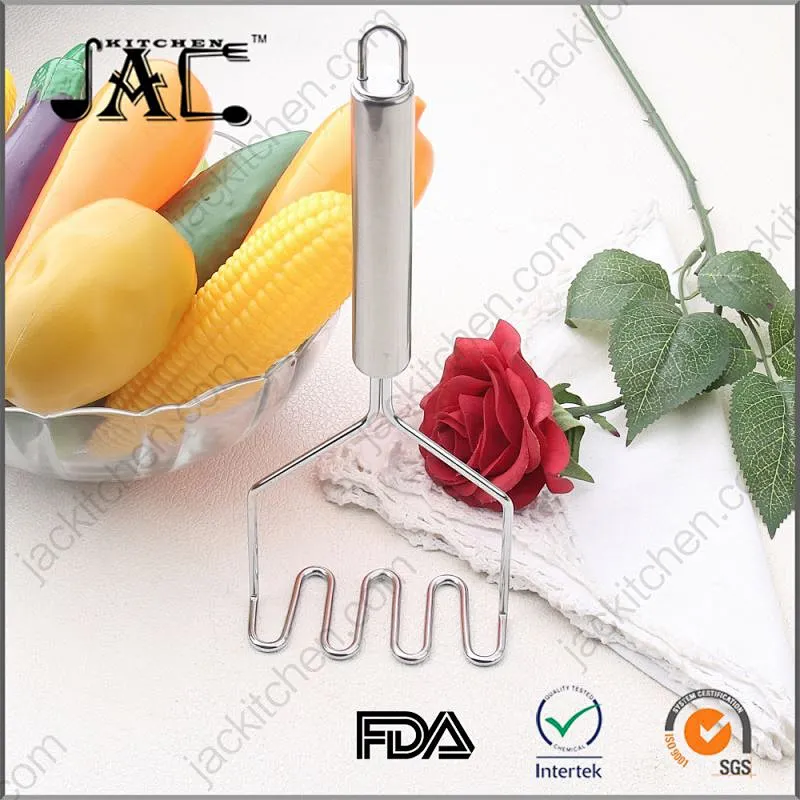 Handy Durable Stainless Steel Manual Plastic Potato Masher