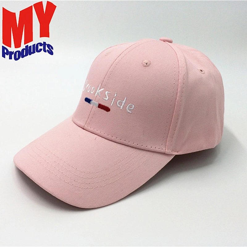 Hot sales 100% cotton creamy colour metal buckle curved Cap