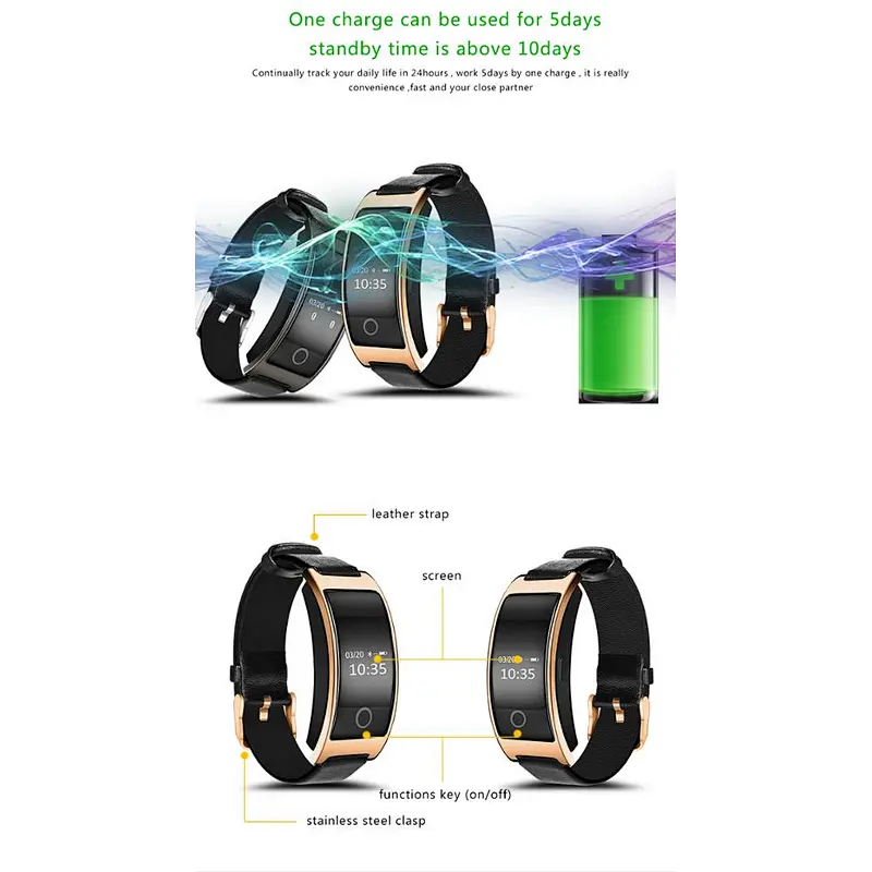 China mobile phone accessories manufacturer support OEM fitness track bracelet with blood pressure support customize your own lo
