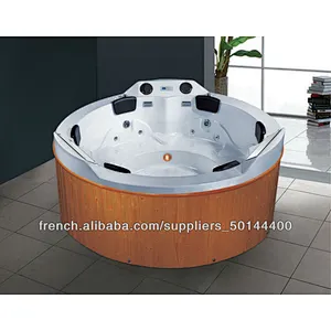 New Arrival Round Cheap Outdoor SPA Double  Whirlpool Portable Massage Bathtub For 6 Persons