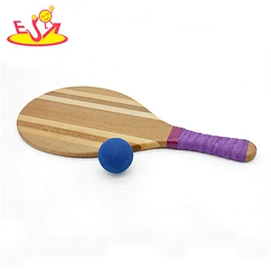 high quality outdoor sport wooden beach tennis paddles for adults W01A315
