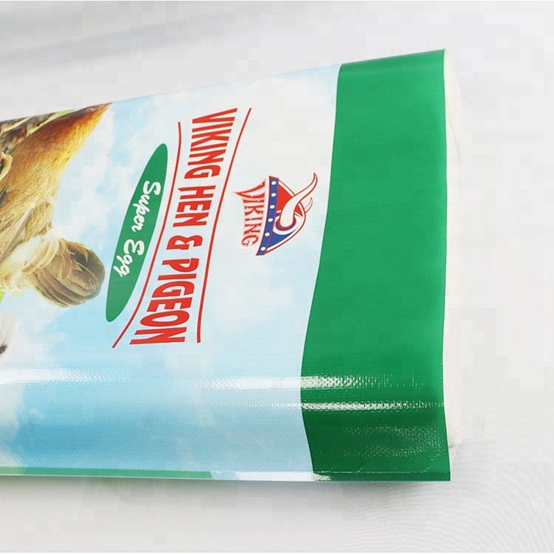 Custom design plastic feed bag 50kg , poulty pp woven feed packing bag 20kg, polypropylene woven feed bag