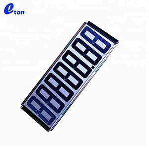 Segment LCD Monitor 7Digits Panel Replacement TN LCD Screen