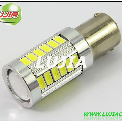 360 degree auto led tail lamp S25 1156 33SMD 5630 Ba15s led bulb interior lamp