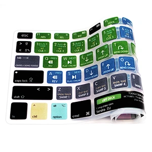 Unique Gift Ideas Durable Serato DJ shortcuts keyboard skin ODM Functional Silicone Keypad Covers For Mac computer and laptop