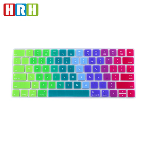 English Rainbow Keyboard skin custom silicone keyboard cover Skin Protector for Magic MLA22LB/A A1644