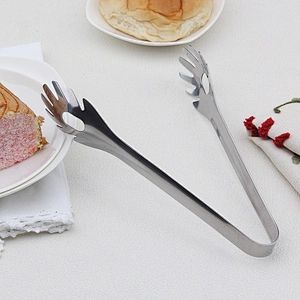 Flexible Stainless Steel Pp Durable Food Tong