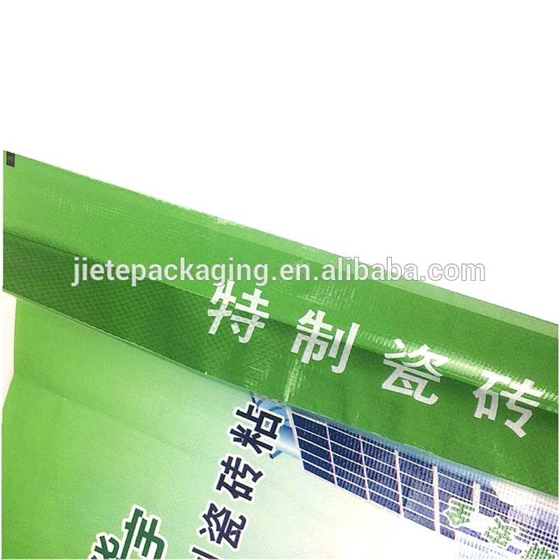 Video introduction, white PP woven plastic bags printing custom design for packing cement