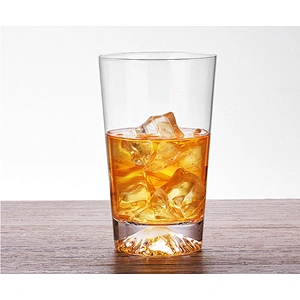 300ml Juice Milk Water Tea Beer Cup High Quality Hand Blown Borosilicate Glass Cup Customized Logo Luxury Glass Water Cup