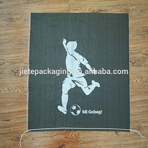 one side printing promotional drawstring sealing custom post bags