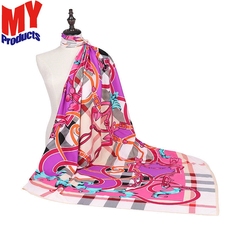 Fashion winter infinity scarf with pockets neon yellow scarf scarf factory