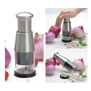 S/S +ABS+PS+PP 15.9*5.9*5.9 Hot sale kitchen utensil onion chopper/ginger garlic chopper/mini chopper