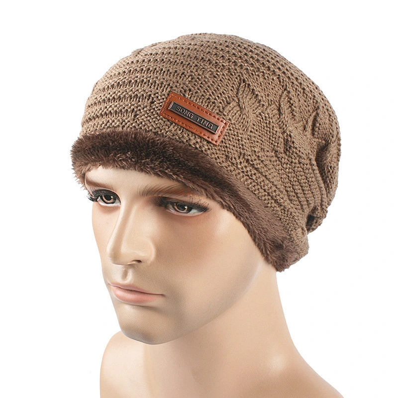 Men Beanie Warm Baggy Cap Wool Gorros Touca Hat