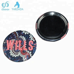 Beauty personal care single side custom small hand mirror / pocket mirror wholesale