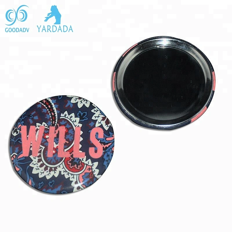 Beauty personal care single side custom small hand mirror / pocket mirror wholesale
